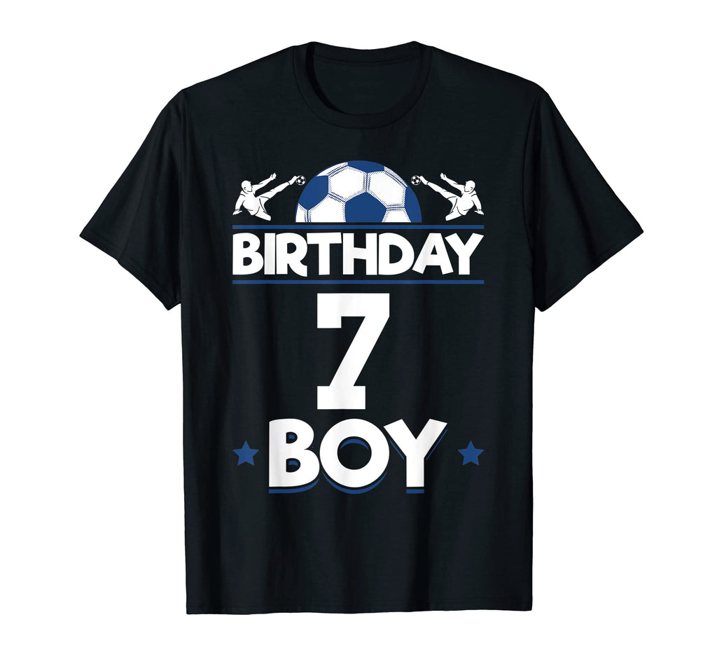 Soccer Birthday 7 Th Birthday T-Shirt - Novelty Apparel Men Women - T-Shirt, Sweatshirt, Hoodie