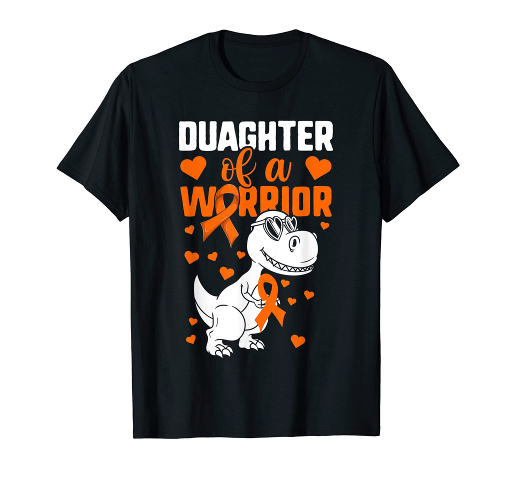 Leukemia Mom Dad Daughter Warrior T-Shirt - Aesthetic Graphic Unisex - T-Shirt, Sweatshirt, Hoodie