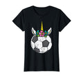 Unicorn Head Soccer Ball Football Player T-Shirt - Trendy Graphic Men Women - T-Shirt, Sweatshirt, Hoodie