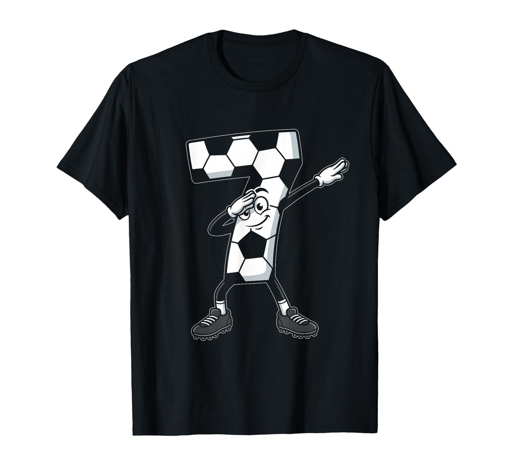 7Th Birthday 7 Year Old Soccer Birthday T-Shirt - Graphic Print Unisex - T-Shirt, Sweatshirt, Hoodie