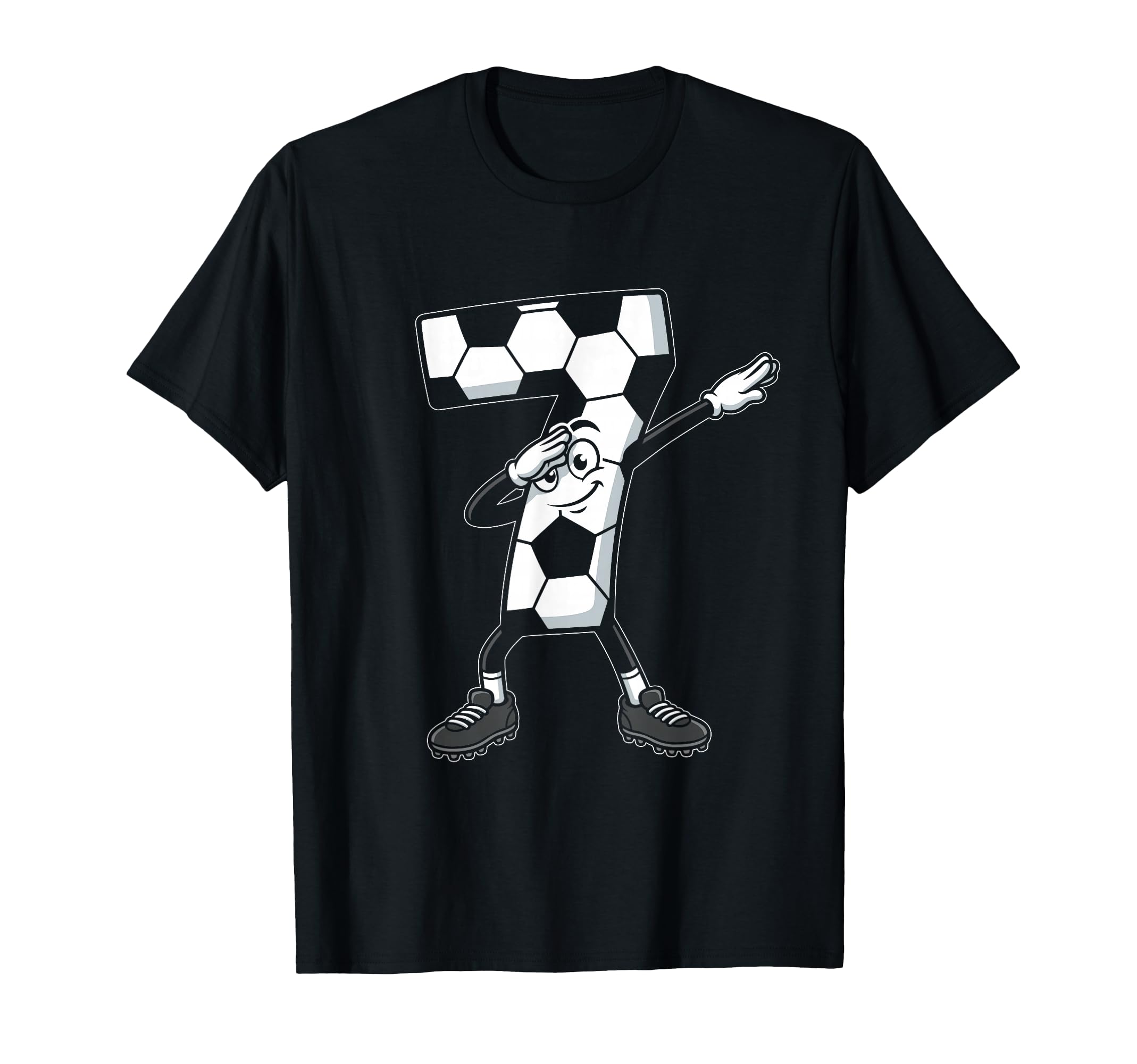 7Th Birthday 7 Year Old Soccer Birthday T-Shirt - Graphic Print Unisex - T-Shirt, Sweatshirt, Hoodie