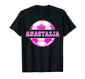 Anastazja Name Soccer Play Football T-Shirt - Custom Art Print Men Women - T-Shirt, Sweatshirt, Hoodie