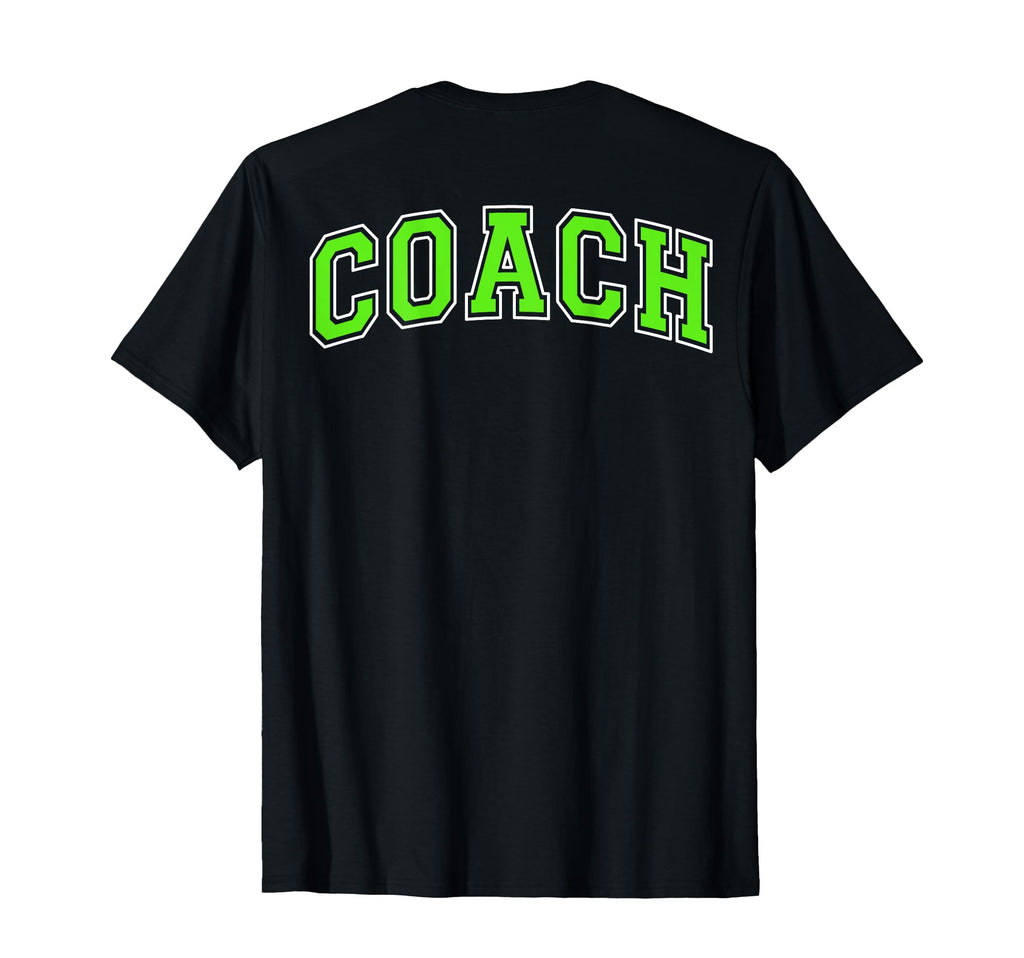 Coach Sports Trainer Lime Green White T-Shirt - Novelty Apparel Men Women - T-Shirt, Sweatshirt, Hoodie