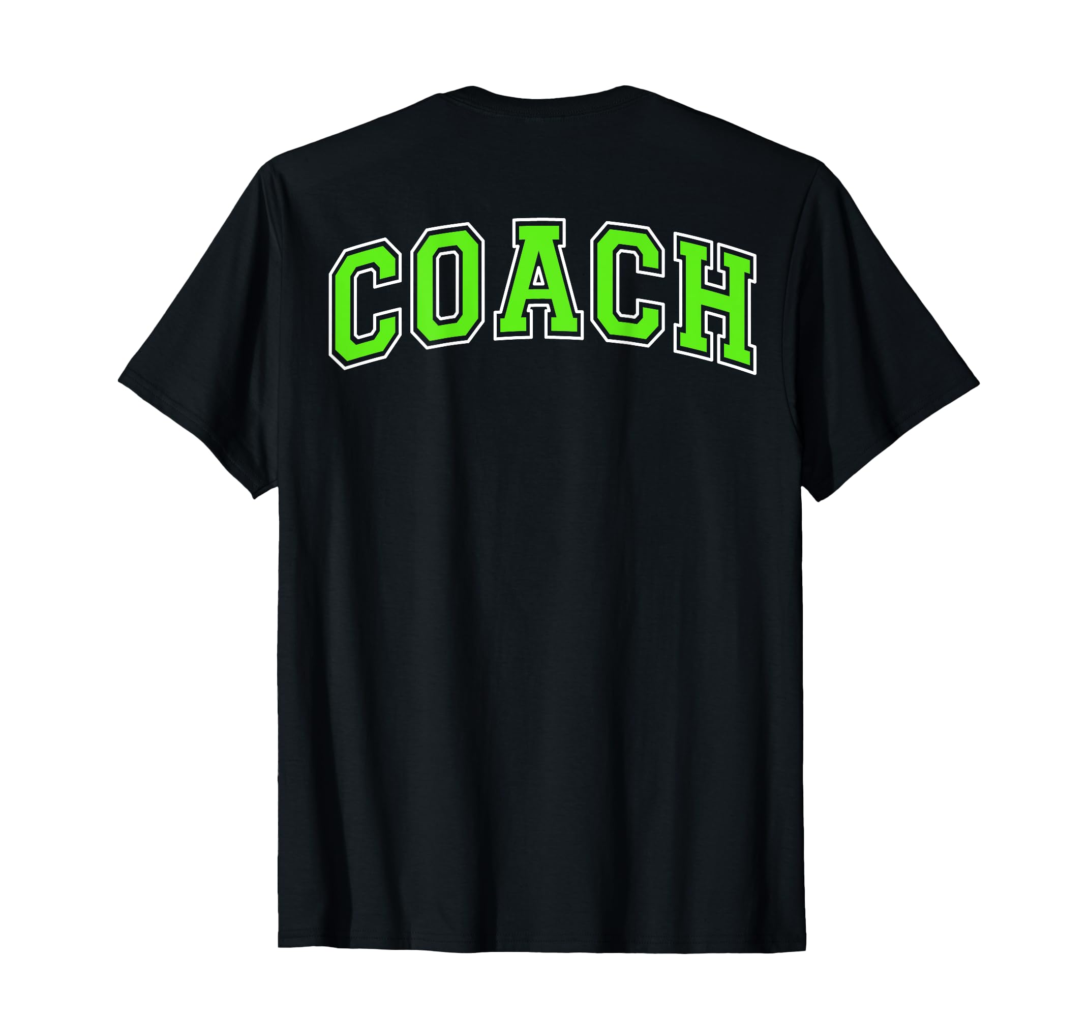 Coach Sports Trainer Lime Green White T-Shirt - Novelty Apparel Men Women - T-Shirt, Sweatshirt, Hoodie