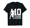 10 Years Being Awesome Soccer T-Shirt - Casual Everyday Wear for Adults - T-Shirt, Sweatshirt, Hoodie