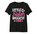 Sports Big Fan Little Sister Soccer T-Shirt - Aesthetic Graphic Men Women - T-Shirt, Sweatshirt, Hoodie