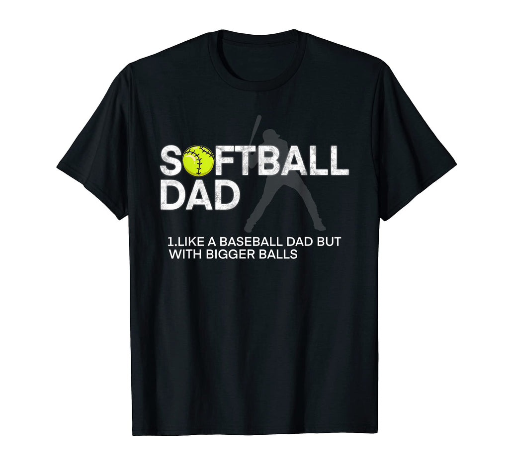 Softball Dad Definition Like T-Shirt - Fun Novelty Design for Adults - T-Shirt, Sweatshirt, Hoodie