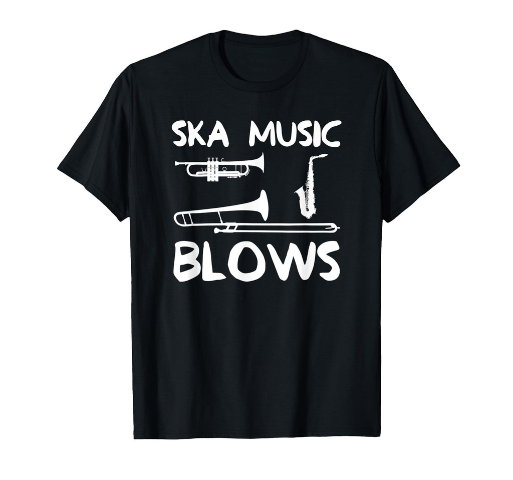 Funny Ska Music Blows Punk Band Dad T-Shirt - Graphic Print for Adults - T-Shirt, Sweatshirt, Hoodie