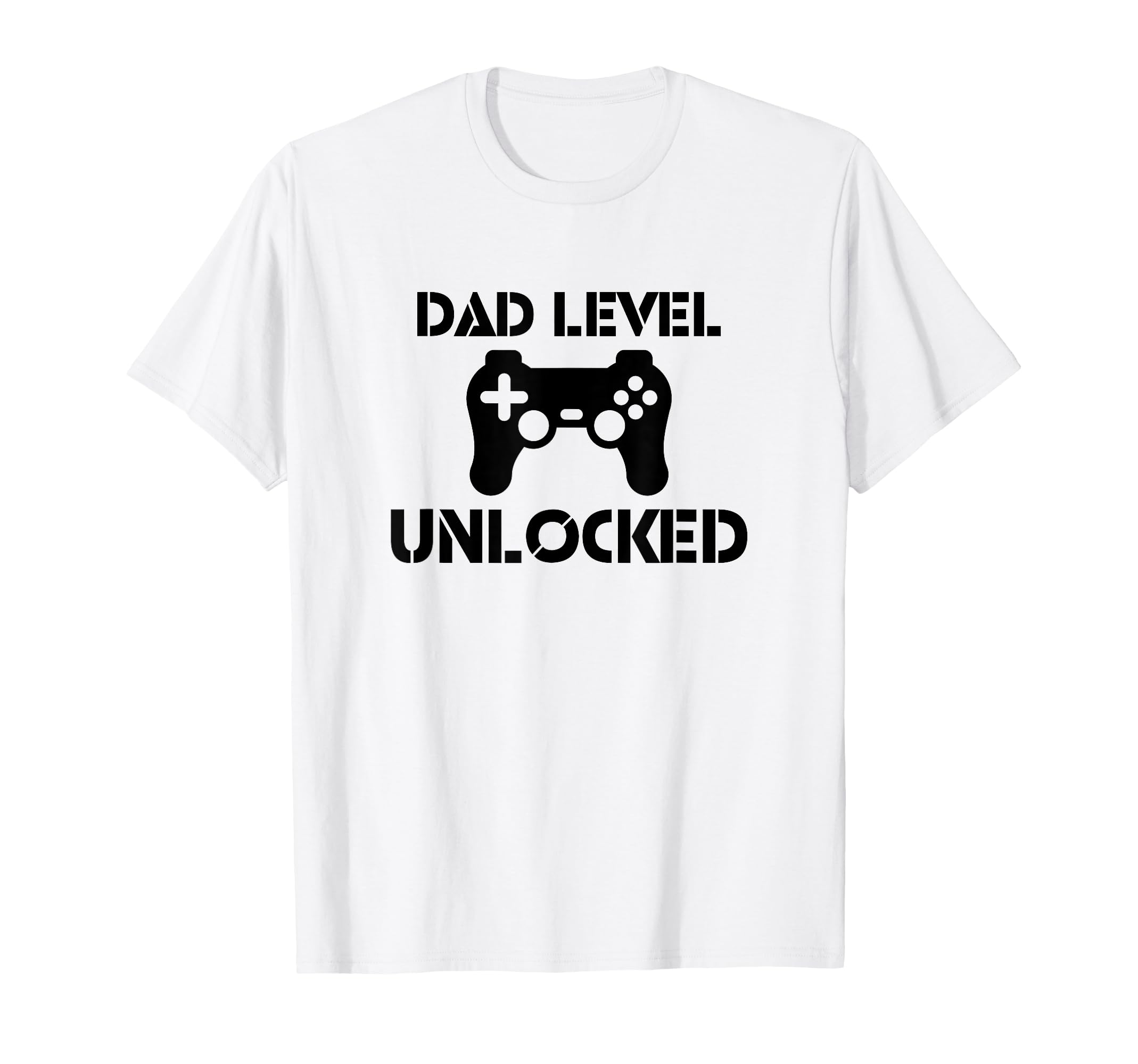 Dad Level Unlocked Gamer Dad New T-Shirt - Casual Everyday Wear for Adults - T-Shirt, Sweatshirt, Hoodie