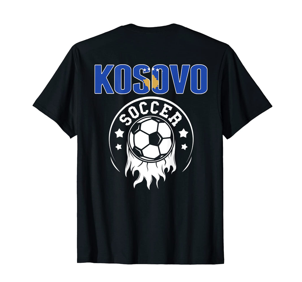 Proud Kosovo Soccer Fans Jersey Kosovan T-Shirt - Novelty Apparel Unisex - T-Shirt, Sweatshirt, Hoodie
