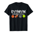 Mom Surrounded Balls Funny Ball T-Shirt - Novelty Apparel for Adults - T-Shirt, Sweatshirt, Hoodie