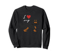 I Love My Black Tan Cavalier King Sweatshirt - Graphic Print Men Women - T-Shirt, Sweatshirt, Hoodie