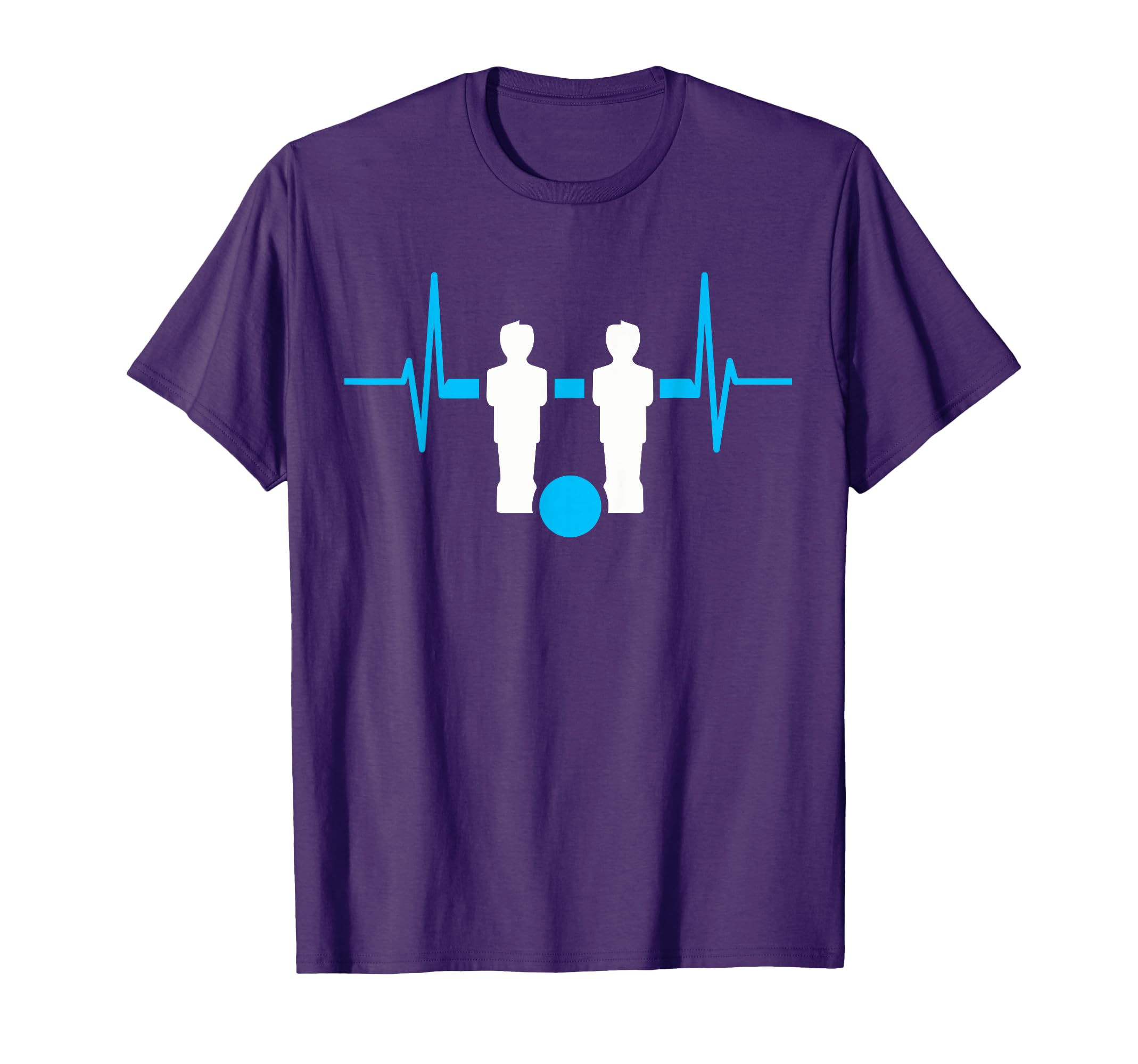 Foosball Table Soccer Heartbeat T-Shirt - Casual Everyday Wear for Adults - T-Shirt, Sweatshirt, Hoodie