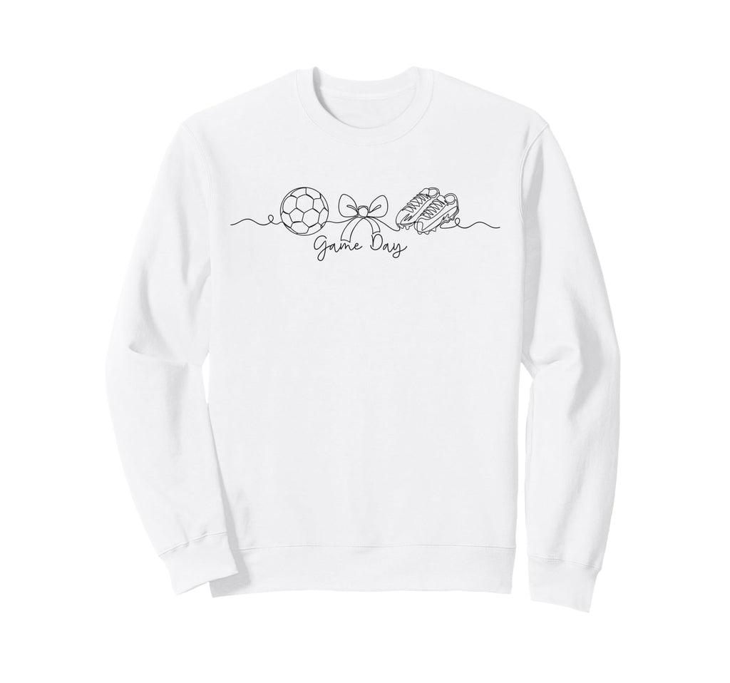 Soccer Mom Game Day Soccer Fan Sweatshirt - Fun Novelty Design for Adults - T-Shirt, Sweatshirt, Hoodie