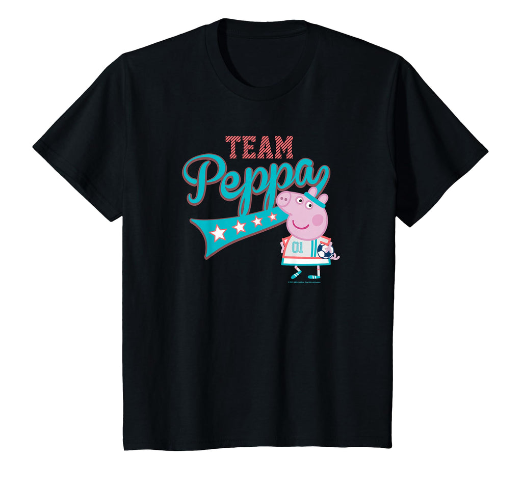 Peppa Pig George Pig Soccer Football T-Shirt - Trendy Graphic Men Women - T-Shirt, Sweatshirt, Hoodie