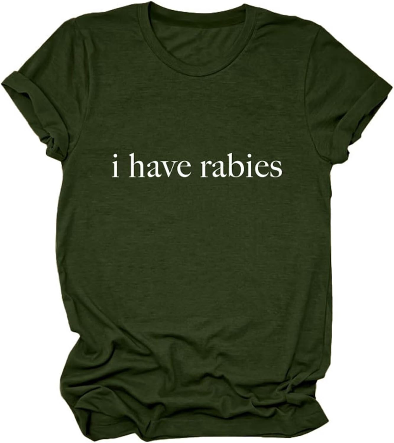 I Have Rabies Women Funny Sarcastic Quote Casual - Adult & Kids T-Shirts, Sweatshirts & Hoodies apparel design preview 1