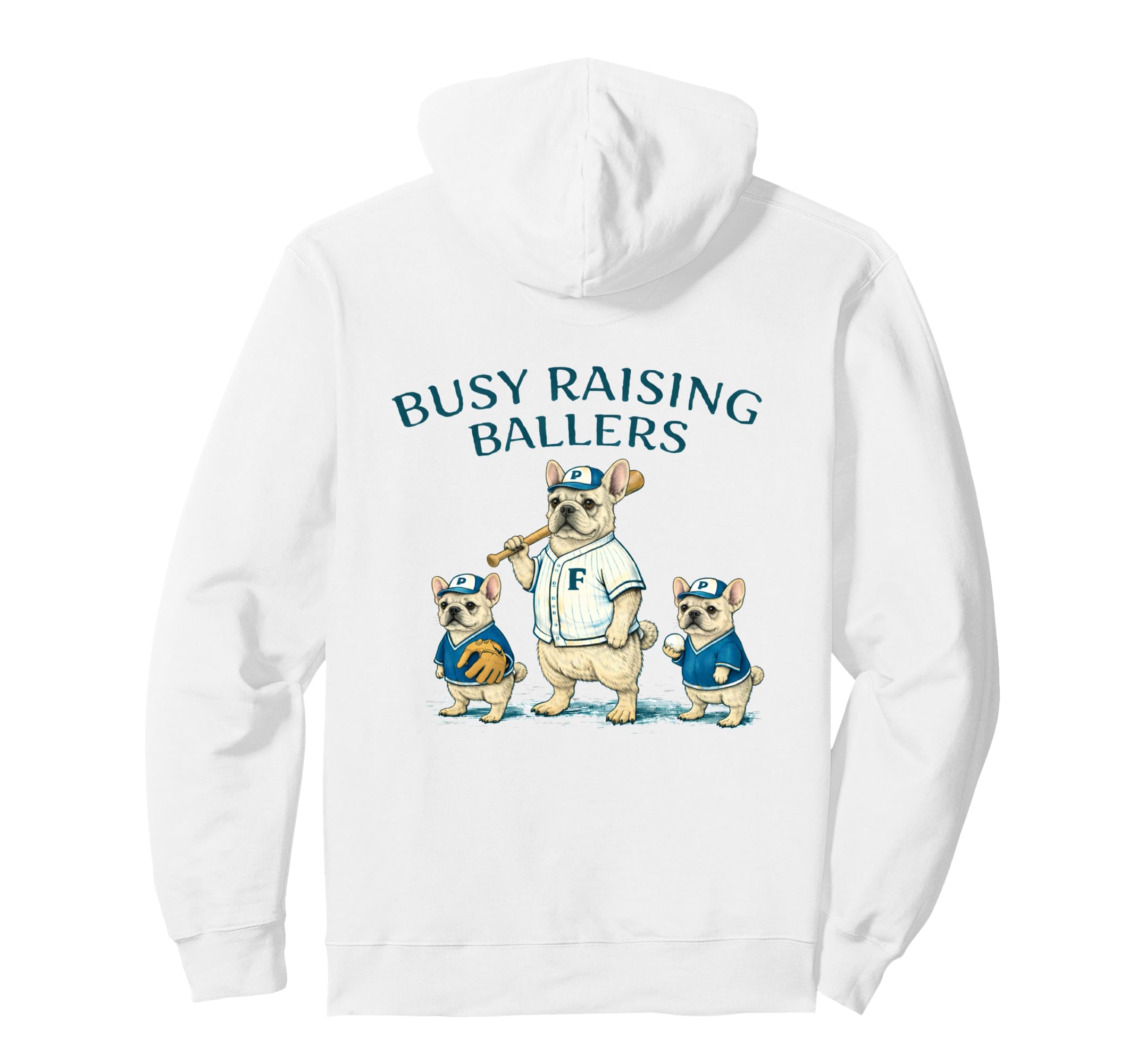 Busy Raising Baller Baseball Softball Mom Hoodie - Graphic Print Unisex - T-Shirt, Sweatshirt, Hoodie