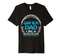 Mens Fathers Day Gamer Dad More Lit Than T-Shirt - Graphic Print Unisex - T-Shirt, Sweatshirt, Hoodie