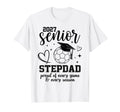 2027 Senior Soccer Stepdad Proud T-Shirt - Aesthetic Graphic for Adults - T-Shirt, Sweatshirt, Hoodie