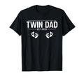 Twin Dad Est 2026 Pregnancy Announcement T-Shirt - Graphic Print Unisex - T-Shirt, Sweatshirt, Hoodie
