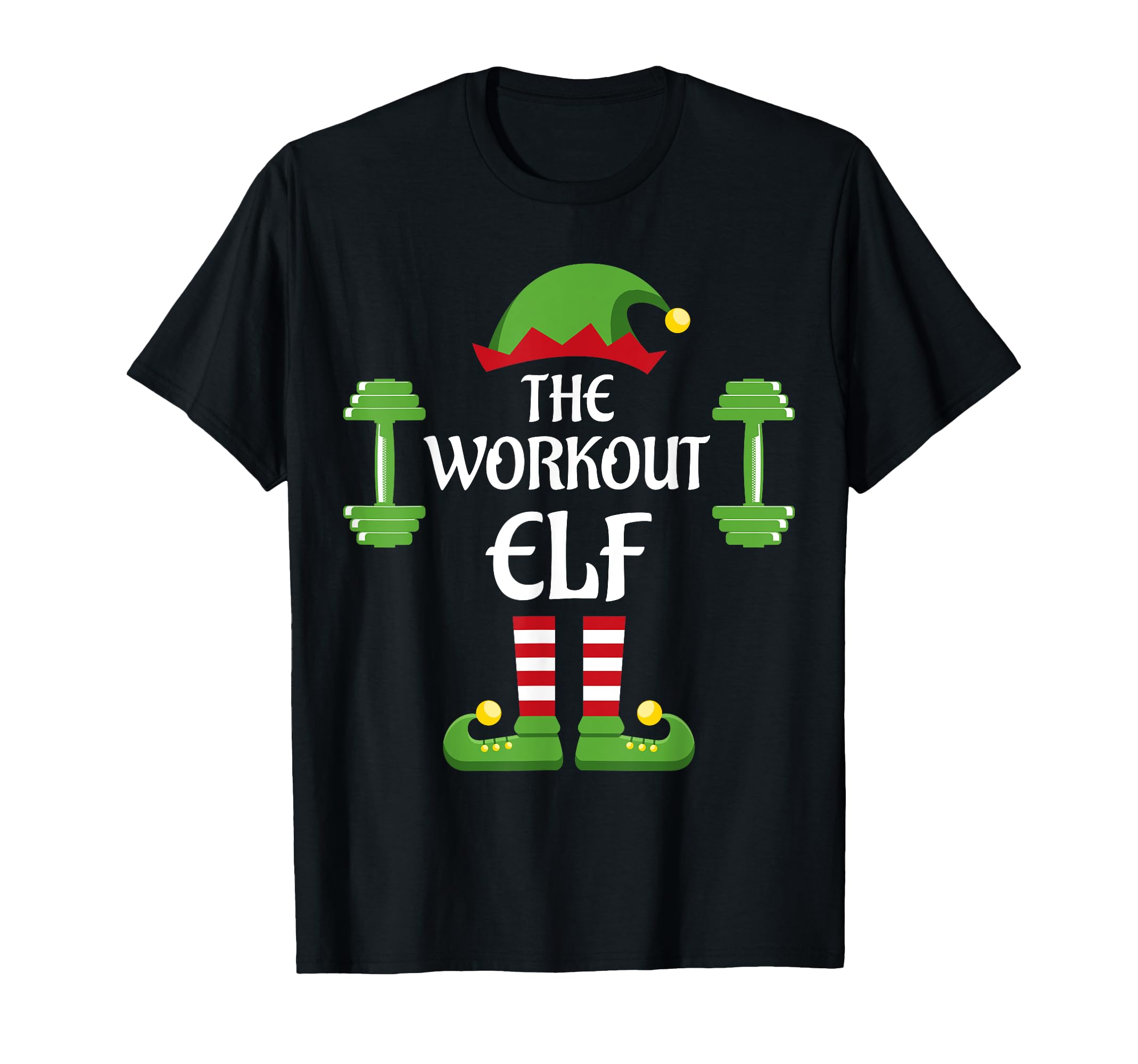 Workout Elf Family Matching Group T-Shirt - Custom Art Print for Adults - T-Shirt, Sweatshirt, Hoodie