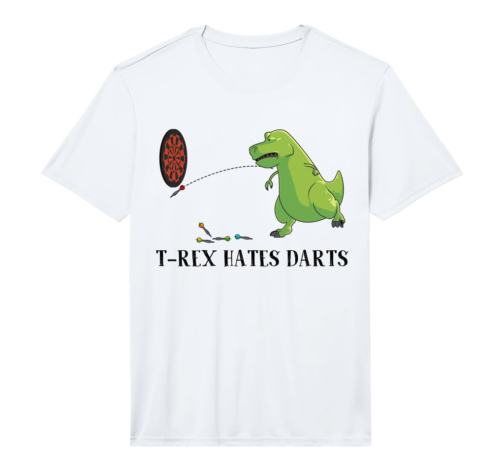 Funny Dinosaur Gift T Rex Hates Darts T-Shirt - Streetwear Style Men Women - T-Shirt, Sweatshirt, Hoodie