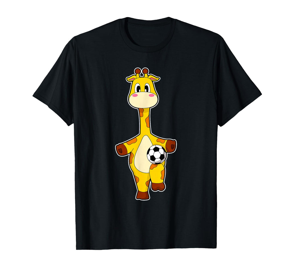 Giraffe Soccer Player Soccer Sports T-Shirt - Trendy Graphic for Adults - T-Shirt, Sweatshirt, Hoodie