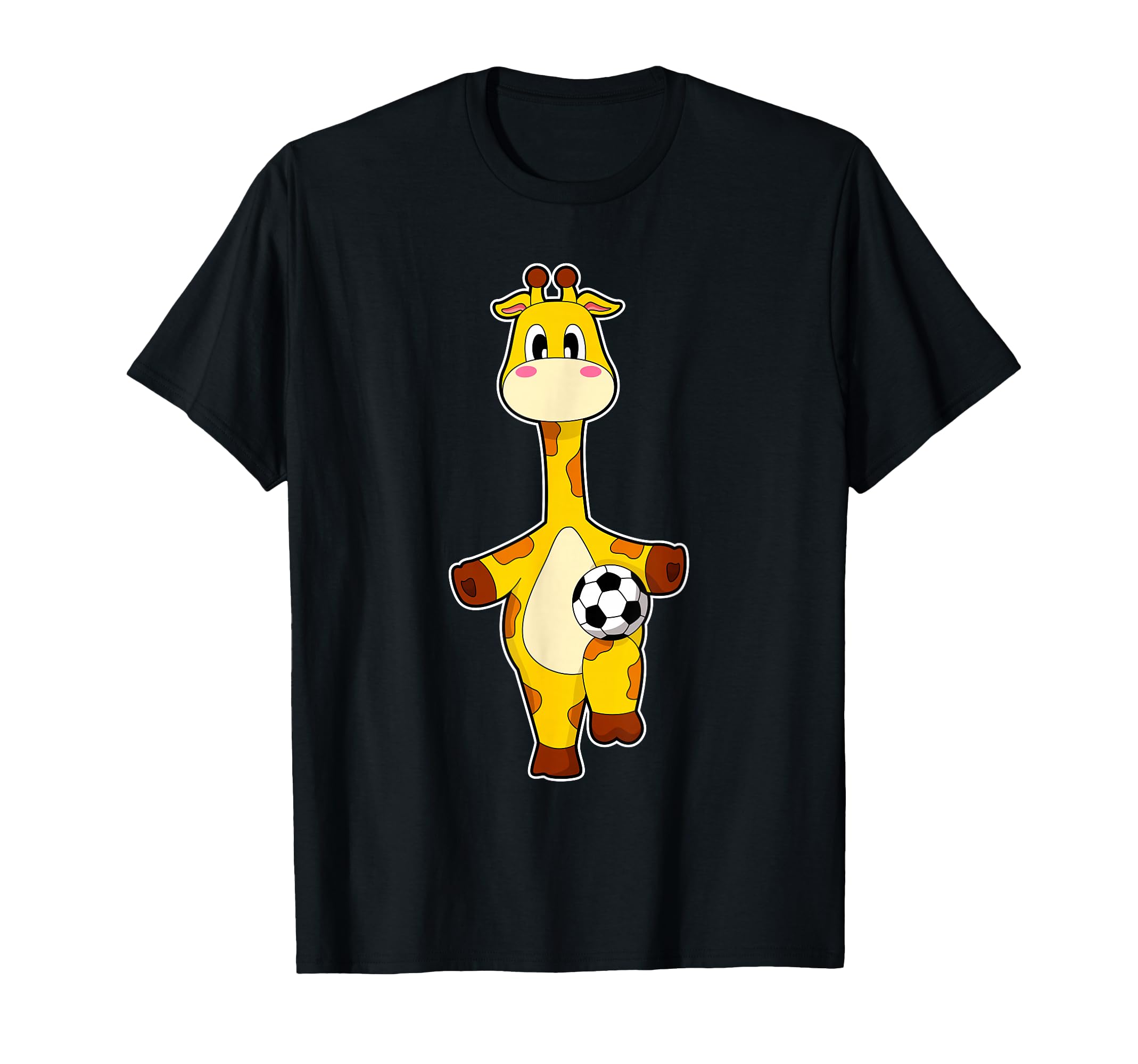 Giraffe Soccer Player Soccer Sports T-Shirt - Trendy Graphic for Adults - T-Shirt, Sweatshirt, Hoodie