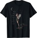 Peter Pan Tinker Bell Moon Quote Art Graphic - Adult & Kids T-Shirts, Sweatshirts & Hoodies apparel design preview 1