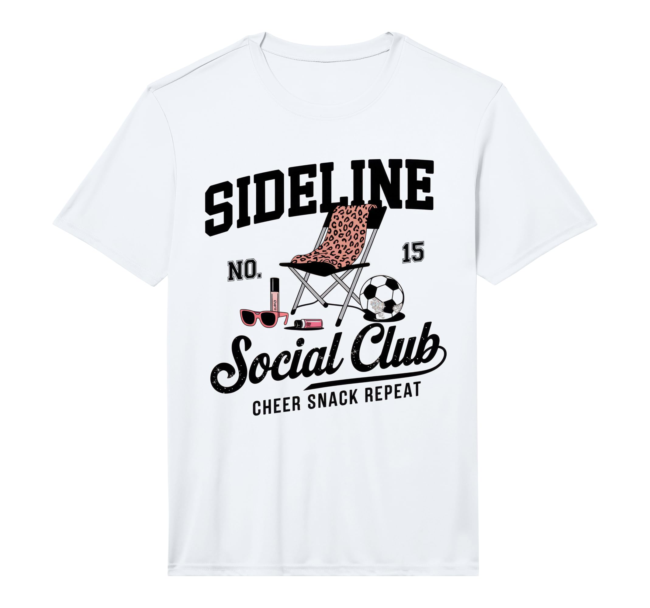 Sideline Social Club Soccer Mom Game Day T-Shirt - Custom Art Print Unisex - T-Shirt, Sweatshirt, Hoodie