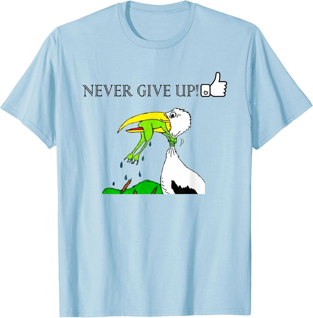 Never Ever Give Up Motivational,Inspirational - Adult & Kids T-Shirts, Sweatshirts & Hoodies apparel design preview 1