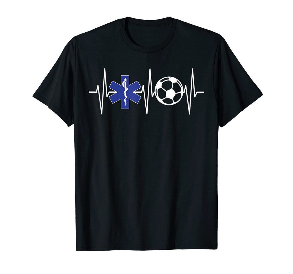 Ems Soccer Player Emt Paramedic T-Shirt - Minimalist Print Men Women - T-Shirt, Sweatshirt, Hoodie
