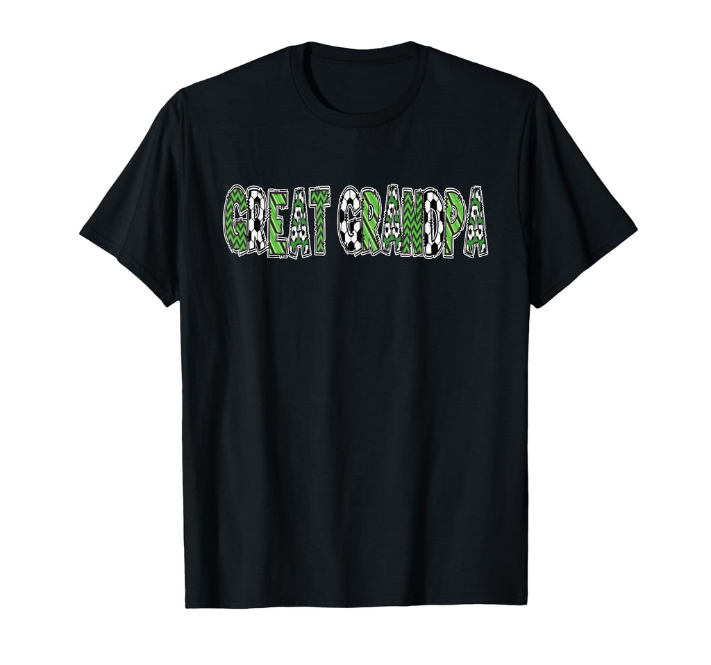 Soccer Great Grandpa Birthday Party T-Shirt - Custom Art Print for Adults - T-Shirt, Sweatshirt, Hoodie