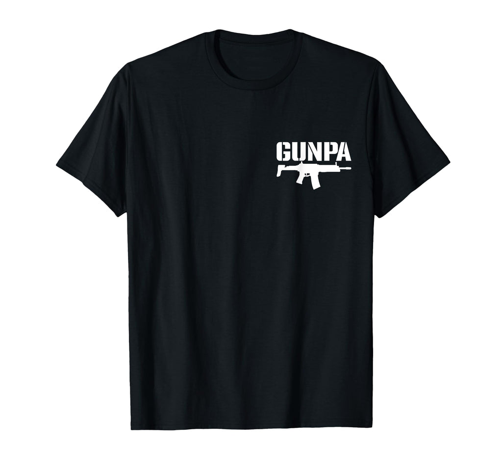 Gunpa Funny Gun Grandpa Fathers Day Gunpa T-Shirt - Unique Graphic Unisex - T-Shirt, Sweatshirt, Hoodie