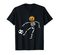 Pumpkin Skeleton Soccer Player T-Shirt - Unique Graphic for Adults - T-Shirt, Sweatshirt, Hoodie