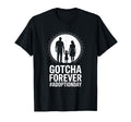 Child Adopting Day Adoptive Dad T-Shirt - Minimalist Print Men Women - T-Shirt, Sweatshirt, Hoodie