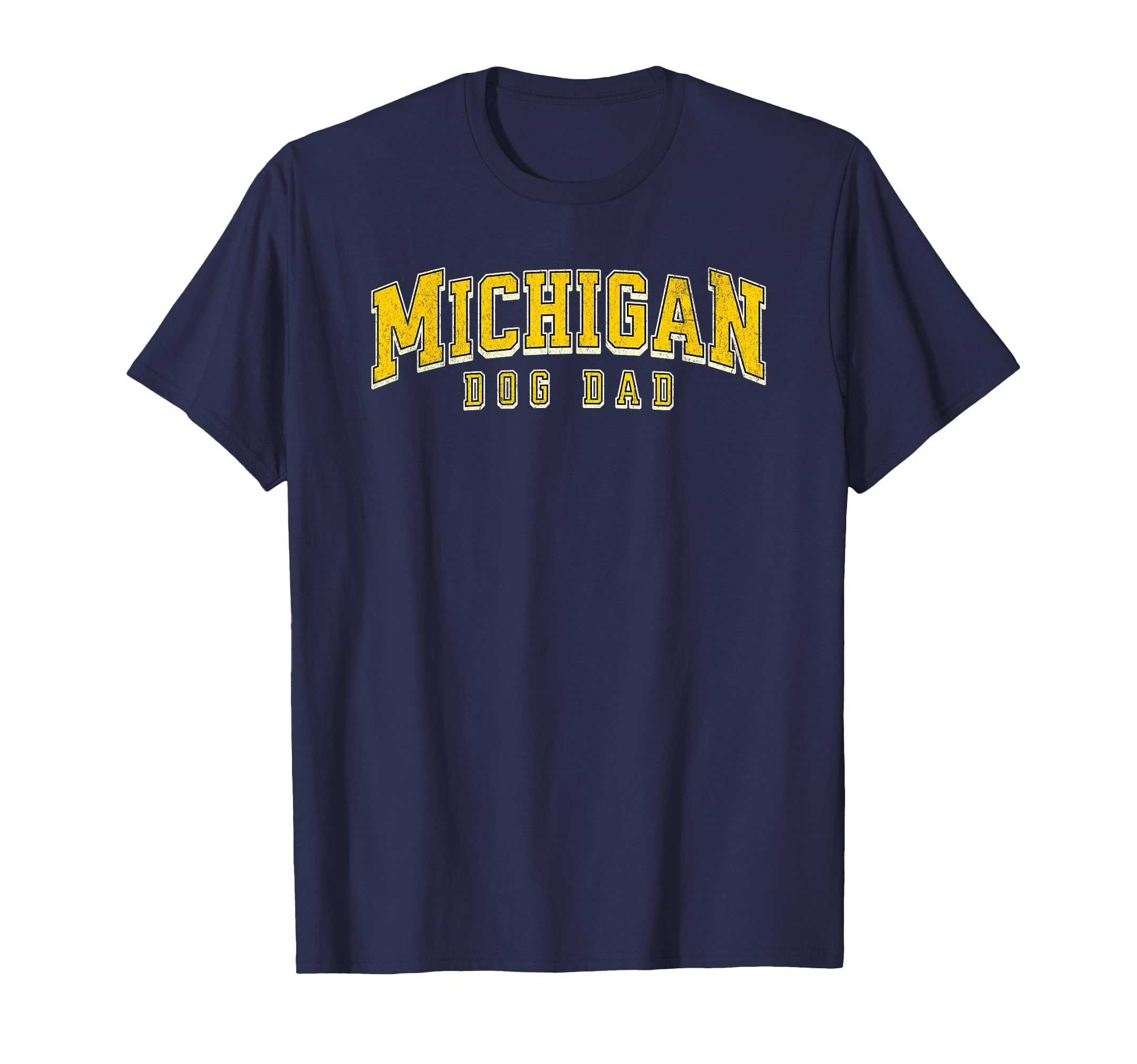 Mens Varsity Michigan Dog Dad K9 T-Shirt - Streetwear Style Unisex - T-Shirt, Sweatshirt, Hoodie