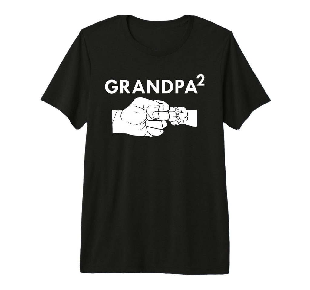 Mens Second Time Grandpa Again T-Shirt - Minimalist Print for Adults - T-Shirt, Sweatshirt, Hoodie