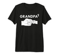 Mens Second Time Grandpa Again T-Shirt - Minimalist Print for Adults - T-Shirt, Sweatshirt, Hoodie