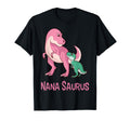 Nana Saurus Nanasaurus Dinosaur Gift T-Shirt - Graphic Print Unisex - T-Shirt, Sweatshirt, Hoodie