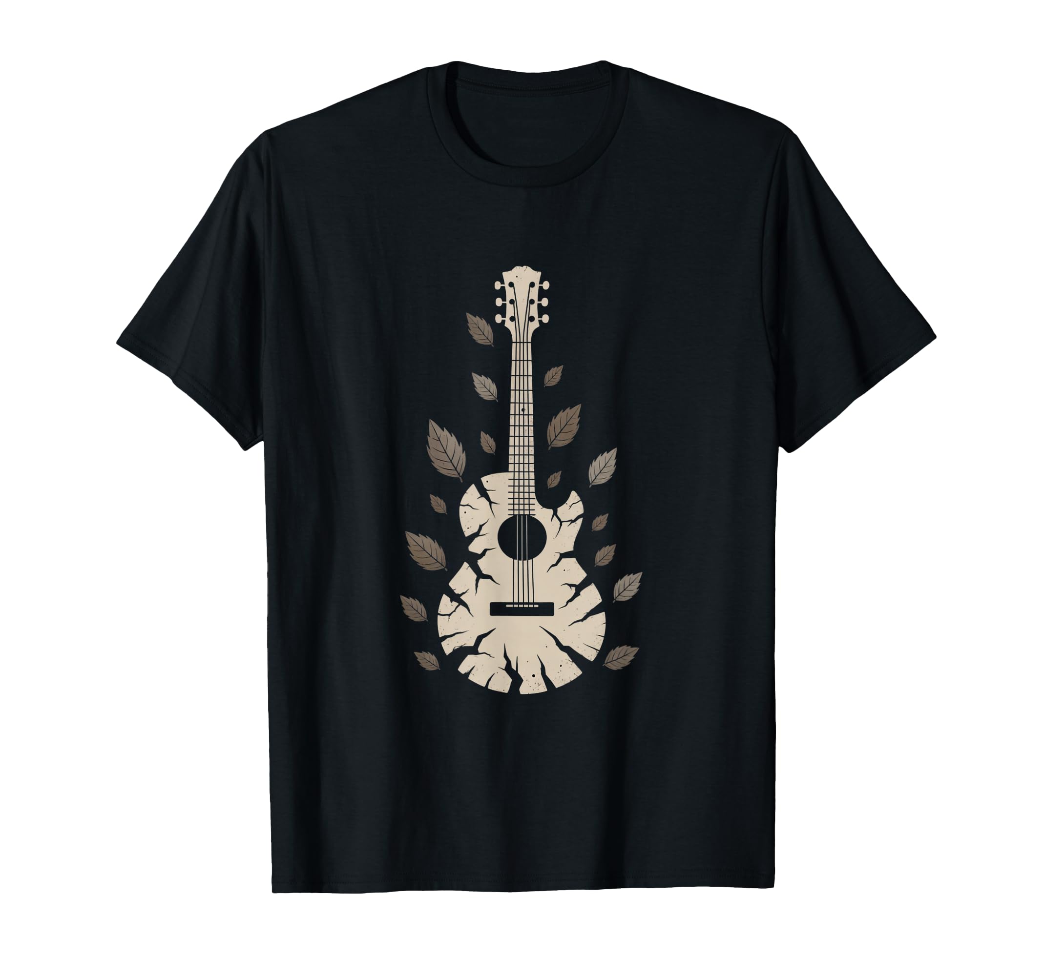 Guitar Abstract Art Rock And Roll T-Shirt - Graphic Print for Adults - T-Shirt, Sweatshirt, Hoodie