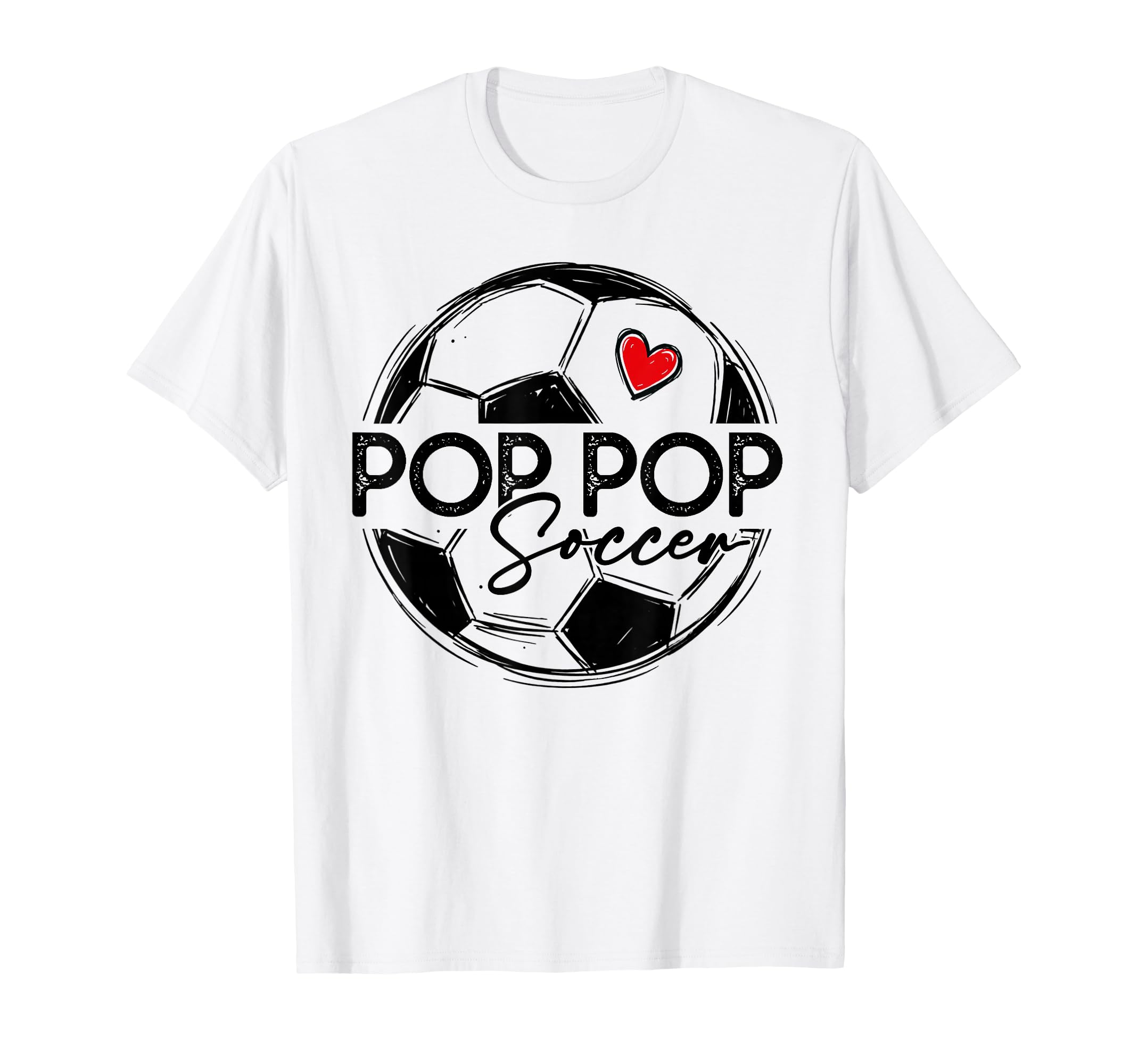 Soccer Pop Pop Soccer Player Family T-Shirt - Graphic Print for Adults - T-Shirt, Sweatshirt, Hoodie