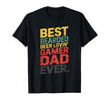 Bearded Beer Lover Gaming Dad Gamer T-Shirt - Custom Art Print Unisex - T-Shirt, Sweatshirt, Hoodie