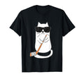 Ice Hockey Cat Hockey Player Stick T-Shirt - Unique Graphic Unisex - T-Shirt, Sweatshirt, Hoodie