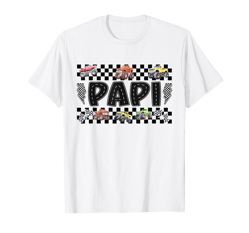 Papi Monster Truck Family Crew T-Shirt - Minimalist Print for Adults - T-Shirt, Sweatshirt, Hoodie