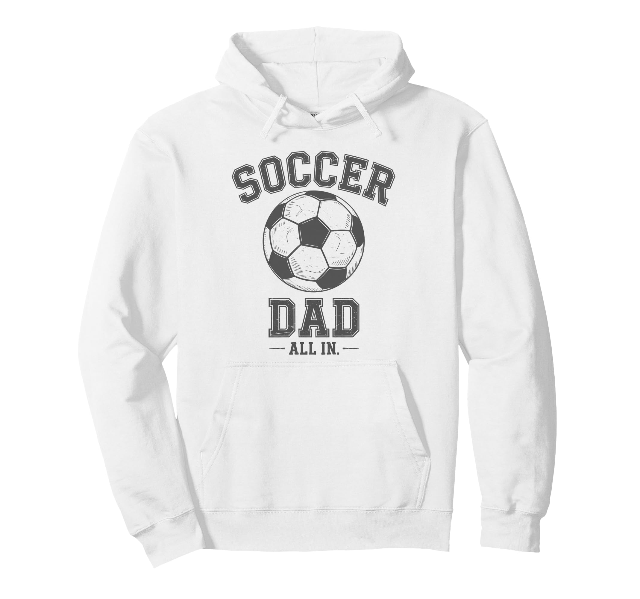 Soccer Dad Family Matching Sideline Hoodie - Fun Novelty Design for Adults - T-Shirt, Sweatshirt, Hoodie