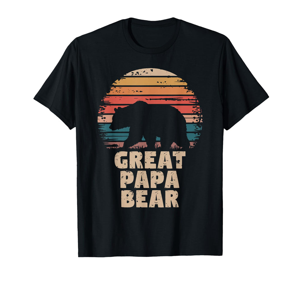 Great Papa Bear Funny Fathers Day T-Shirt - Minimalist Print Unisex - T-Shirt, Sweatshirt, Hoodie