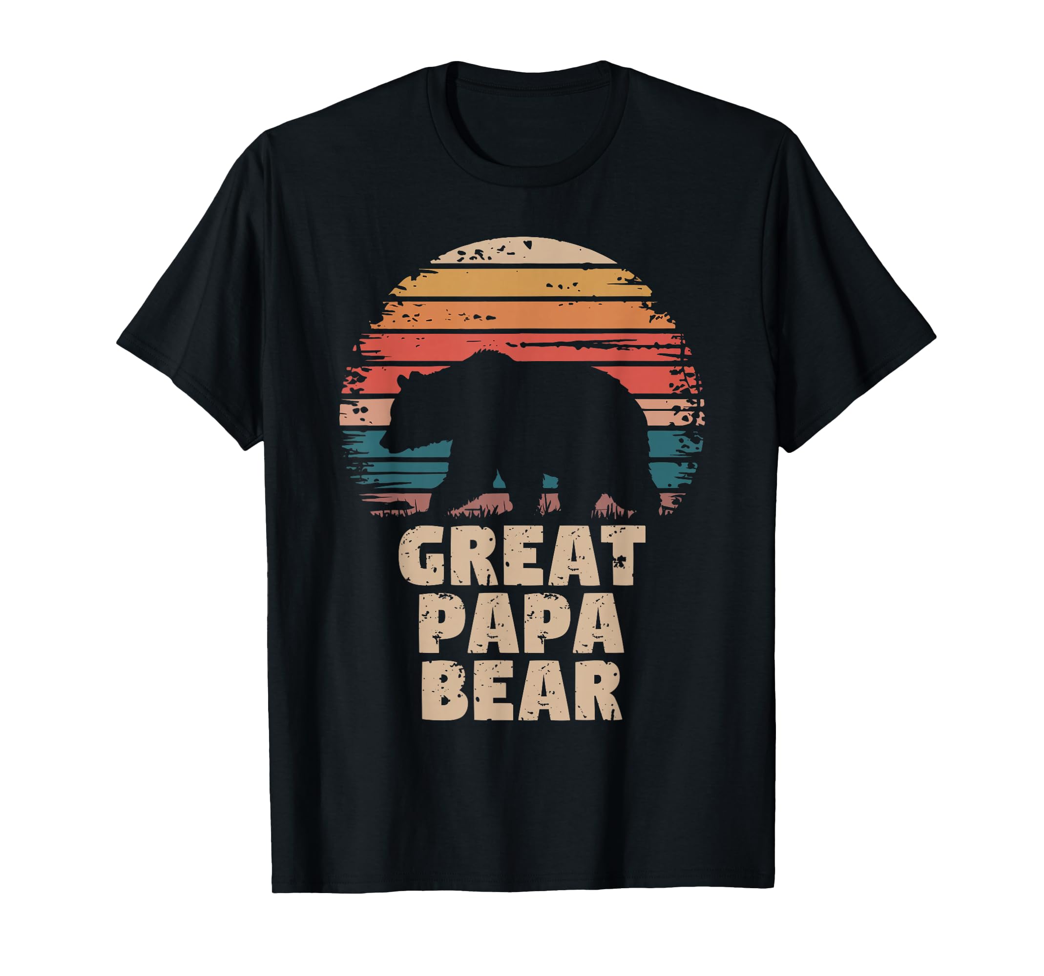Great Papa Bear Funny Fathers Day T-Shirt - Minimalist Print Unisex - T-Shirt, Sweatshirt, Hoodie