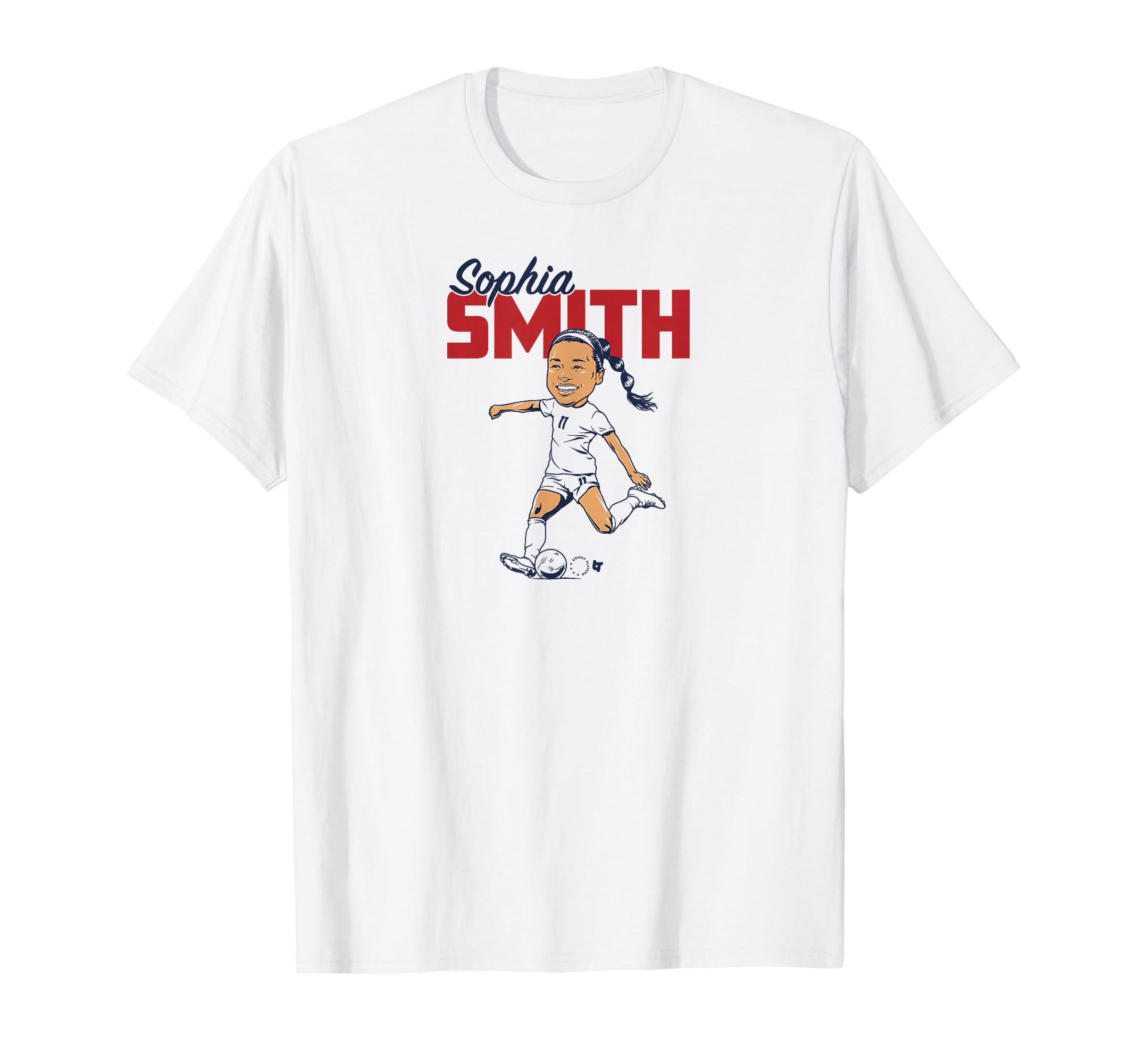 Sophia Smith Caricature Uswnt Players T-Shirt - Unique Graphic for Adults - T-Shirt, Sweatshirt, Hoodie