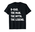 G Dad Myth Legend T-Shirt - Unique Graphic for Adults - T-Shirt, Sweatshirt, Hoodie